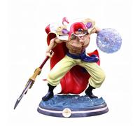 One Piece Edward Newgate The Four Emperors White Beard Air Shock Battle Foam Painted Complete Collection Decoration Figure, PVC 12.6 inches (32 cm)
