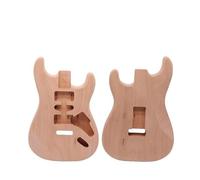 One Piece Electric Guitar Body Okoume Unfinished Handicrafted 5.7cm Width Guitar Barrel Electric Guitar Body Parts (Color : 02)