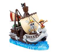 One Piece Going Merry Deluxe Collector Ship, 9.5" (24.13cm), Detailed Design for Play and Display, Includes Exclusive Luffy Action Figure