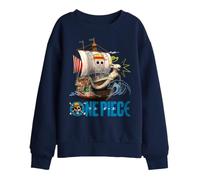 One Piece Going Merry Doodles Kids Sweatshirt, Navy, 9-11Y