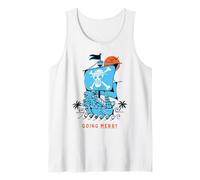 One Piece Going Merry Ship Straw Hat Pirates Monkey D Luffy Tank Top