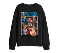 One Piece Group Box Kids Sweatshirt, Black, 9-11