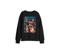 One Piece One Piece Group Box Kids Sweatshirt Black 12-13 Year Black