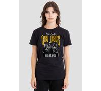 One Piece Women's Group Shot Anime Band Ladies T Shirt, Black, XL