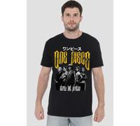 One Piece Group Shot Anime Band T Shirt, Black Netflix Black 4XL