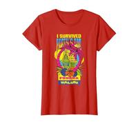 One Piece I Survived Party's Bar T-Shirt, Women, Red, Medium