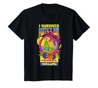 One Piece I Survived Party's Bar T-Shirt, Youth, Black, 2T