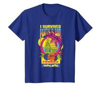 One Piece I Survived Party's Bar T-Shirt, Youth, Royal Blue, Medium