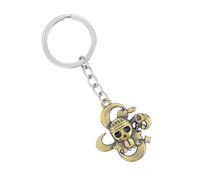 One Piece Keychain - Durable Metal Anime Keychain with Luffy, Zoro, Sanji, Chopper, Robin, Franky, Nami, Law, Brook, Whitebeard & Ace - One Piece Merch, Anime Gifts for Bags & Backpacks