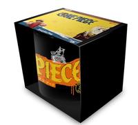 ONE PIECE Live Action Series 2 Yellow Logo 315ml Black Ceramic Mug, Official Licensed, Coffee and Tea Cup, Home, Office Desk, Collectors Gift
