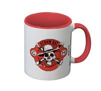 One Piece Live Action Straw Hat Crew Inner Two Tone Mug White/red (One Size)