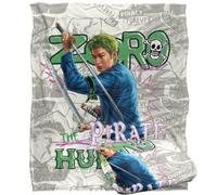 One Piece Live Action The Pirate Hunter Soft Roronoa Zoro Blanket Multicoloured (50In X 60In)