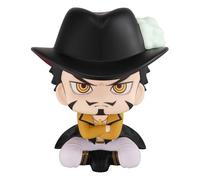 One Piece Look Up Statue Dracule Mihawk - 11 cm, White, Glossy Finish, Vibrant Colour Family