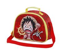 One Piece Luffy-3D Lunch Bag, Red, 25.5 x 20 cm