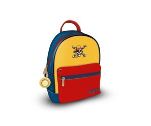 One Piece Luffy backpack 23x29x14 cm school kids travel bag red blue yellow