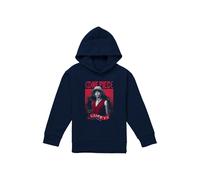 One Piece Luffy Etched Portrait Youth Kids Pull-Over Hoodie, Navy | Size: 12-13 Years One Piece Navy 12-13 Years