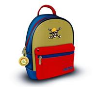 One Piece Luffy Mini backpacks blue red yellow Onesize