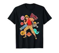One Piece Luffy Stickers T-Shirt