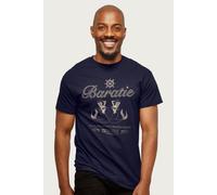 One Piece Men's Baratie Ocean Going Restaurant Anime T-Shirt in Navy | Size: 2XL One Piece Navy 2XL