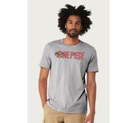 One Piece Men's Buggy Badge Anime T-Shirt in Mid Grey | Size: Small One Piece Mid Grey S