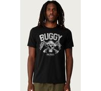 One Piece Men's Buggy Pirates Clown Skull Crossbones Anime T-Shirt in Black | Size: Medium One Piece Black M