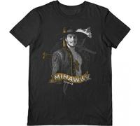 One Piece Men's Dracule Mihawk T-Shirt in Black | Size: Large One Piece Black L