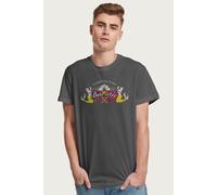One Piece Men's Everyone Eats At The Baratie Mermaids Zeff Anime T-Shirt in Charcoal | Size: Medium One Piece Charcoal M