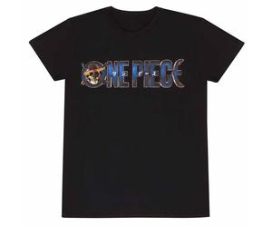 One Piece Men's Logo T-Shirt in Black | Size: Small One Piece Black S