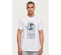One Piece Men's Monkey D Luffy Live Action Anime T-Shirt in White | Size: Medium One Piece White M