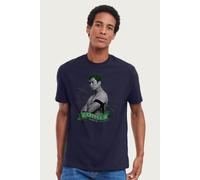One Piece Men's Roronoa Zoro Live Action Straw Hat Pirate Hunter T-Shirt in Navy | Size: Small One Piece Navy S