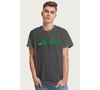 One Piece Men's Roronoa Zoro Pirate Hunter Badge Anime T-Shirt in Charcoal | Size: Medium One Piece Charcoal M