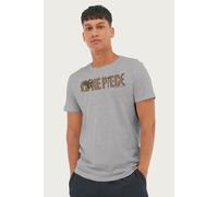 One Piece Men's Usopp Sniper King Badge Anime T-Shirt in Mid Grey | Size: Medium One Piece Mid Grey M