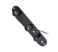 One Piece Metal Plate Electric Guitar Wiring Harness Control Circuit Board Assembly Professional musical instrument wiring harness(Bk)