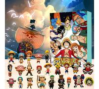 One Piece Mini Figures Toy Christmas Advent Calendar 24Days Countdown Xmas Gift