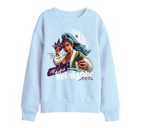 One Piece Miss Wednesday Doodle Kids Sweatshirt, Light Blue, 12-13Y