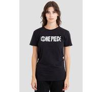 One Piece Mono Logo Ladies T Shirt, Black One Piece Black XL