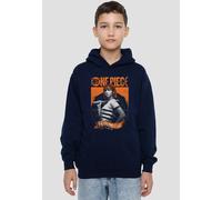 One Piece Nami Etched Portrait Youth Kids Pull-Over Hoodie, Navy One Piece Navy 12-13 Years