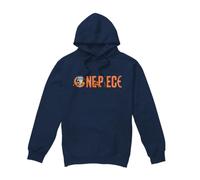 One Piece Nami Orange Tangerines Logo Unisex Hoodie, Navy, Small