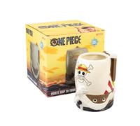 Grupo Erik 3D Tankard - One Piece Manga | 750 ml - 26.4 oz Large Mug, Beer Mug, Cool Mugs | Beer Gifts for Men & for Women, Going Merry One Piece Gifts for Friends, Netflix