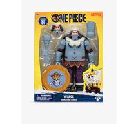 One Piece Wapol 6.5-Inch Action Figure, 4 Accessories | 12 points of articulation, swappable cannon head & cape, berry coin base; One Piece toy for fans