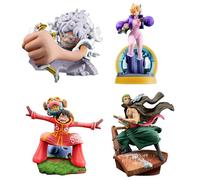 One Piece Petitrama PVC Mini Statue Logbox Re Birth Egghead Set 9 cm