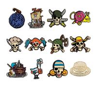 One Piece Pin Badge CDU Containing 12 Blind Boxes One Piece Multicolor