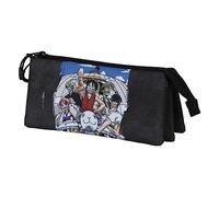 One Piece Pirates-FAN Triple Pencil Case 2.0, Blue, 23 x 11 cm