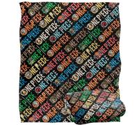One Piece Pirates Logo Silky Touch Super Soft Throw Blanket 152x127cm Netflix White One Size