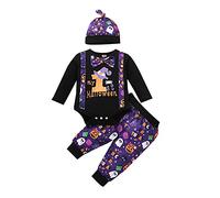 One-Piece Romper Baby Halloween Costume Outfits Long Sleeve Skeleton Bat Funny Hoodie Set Skull Sleepwear Newborn Cute Costumes Black