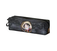 One Piece Ropes-Fan Square Pencil Case 2.2, Black, 22 x 9 cm