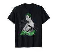 One Piece Roronoa Zoro Live Action Straw Hat Pirate Hunter T-Shirt