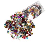 One Piece Round Tissue Confetti Multicolor Shiny Round Confetti Party and Balloon Decorations Metallic Foil Round Scatter Confetti for Valentine's Day Wedding Birthday