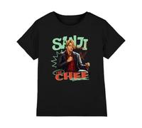 One Piece Sanji The Chef Kids T-Shirt, Black, 5-6Y