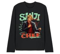 One Piece Sanji The Chef Unisex Long Sleeve T-Shirt, Black, Large